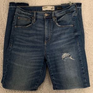 garage ultra high rise skinny jeans ankle length size 7